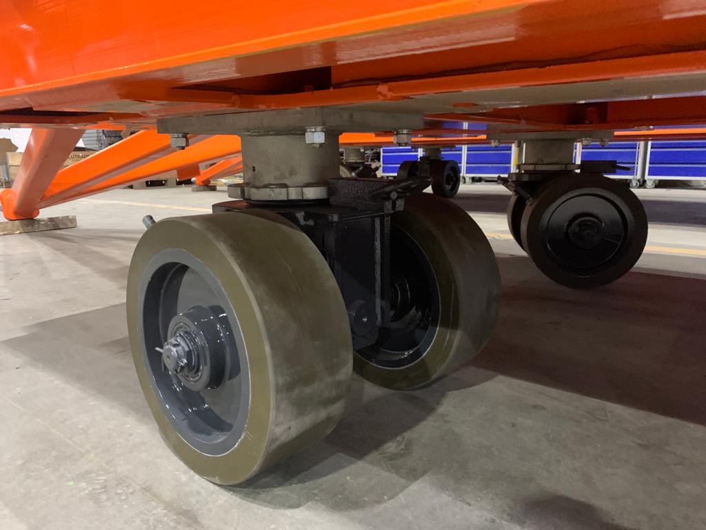 Большегрузные колесные опоры для спец-тележек для эвакуации воздушных судов
